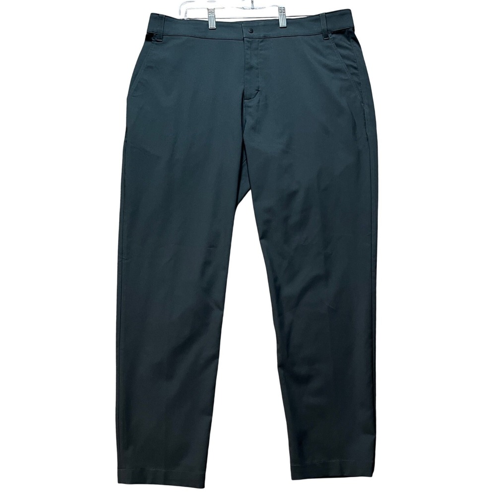 Nike Golf Pants Mens 38x32 Dark Gray Straight Leg Performance Flat Front Dri-FIT